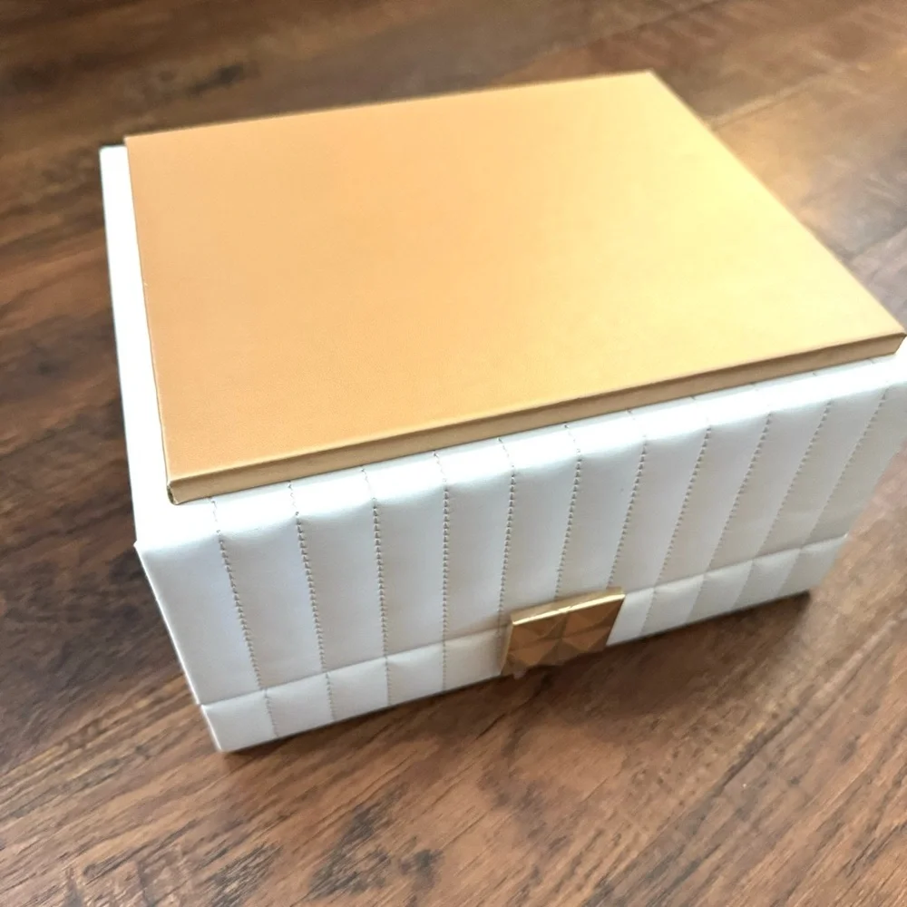 2 tier multi storage jewelry box with mirror, NWOT